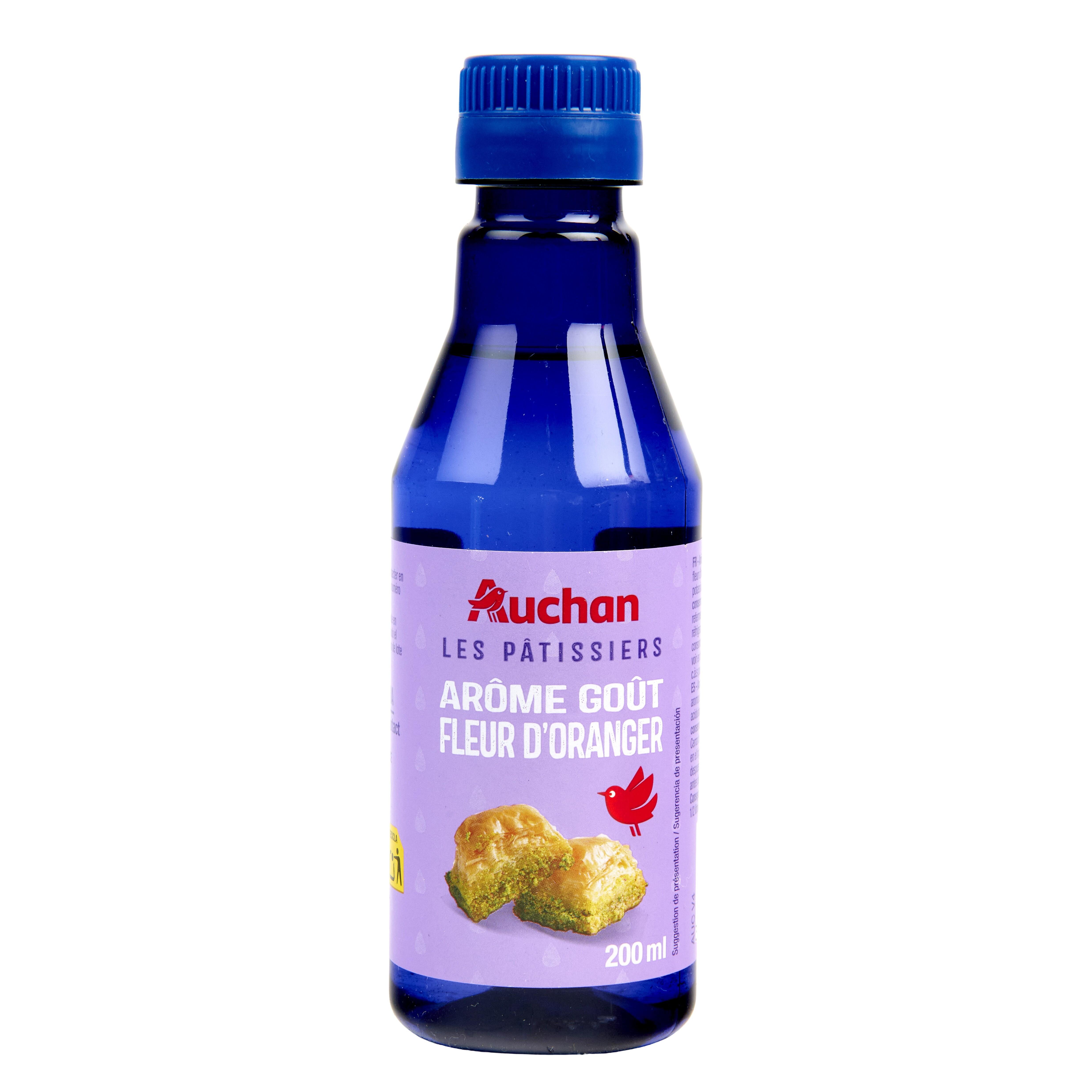 Voir la diapositive 2 : AUCHAN Arôme fleur d'oranger 200ml
