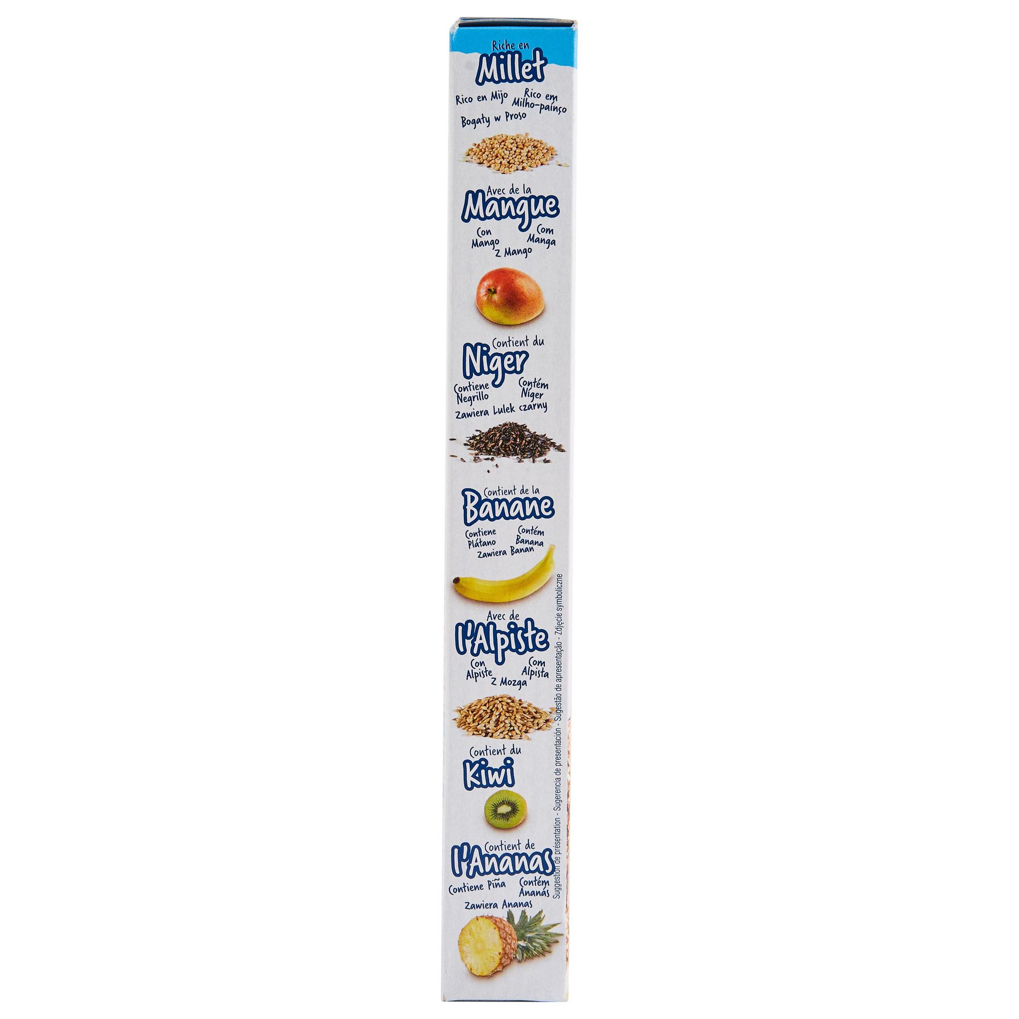Voir la diapositive 3 : AUCHAN Baguettes aux fruits pour perruches 2 pièces 60g