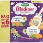 Voir la diapositive 3 : BLEDINA Blédîner lait liquide aux légumes 2 variétés dès 12 mois 6x250ml
