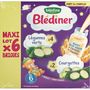 Voir la diapositive 3 : BLEDINA Blédiner lait liquide aux légumes verts et courgettes des 6 mois 6x250ml