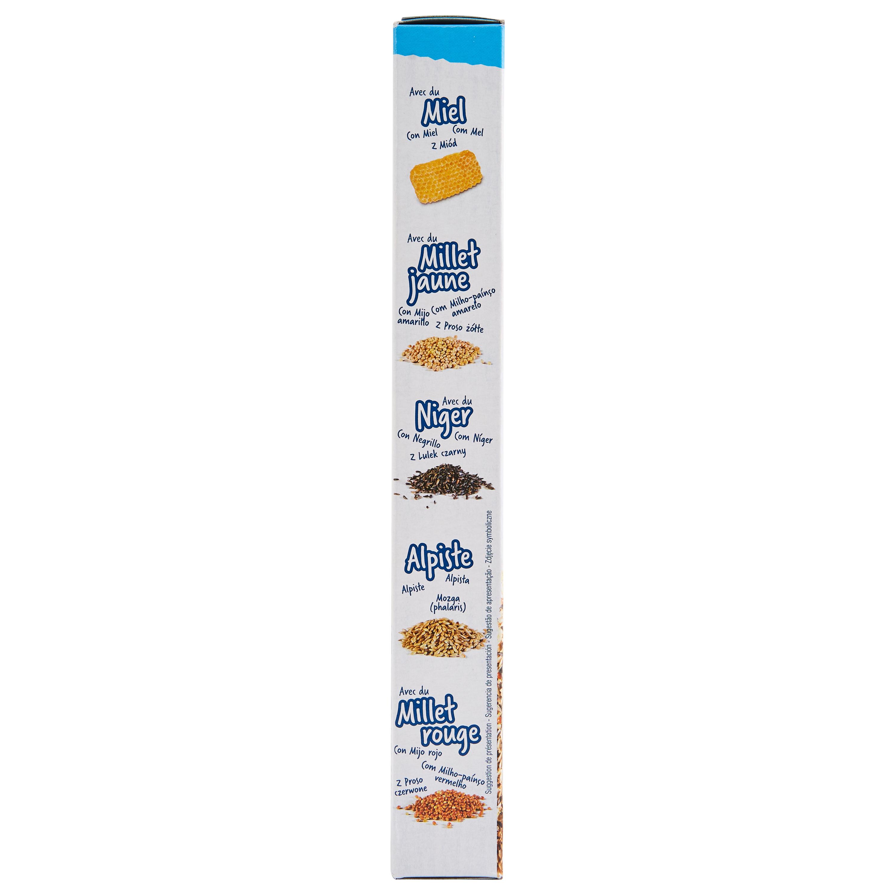 Voir la diapositive 2 : AUCHAN Baguettes au miel pour canaris 2 pièces 60g