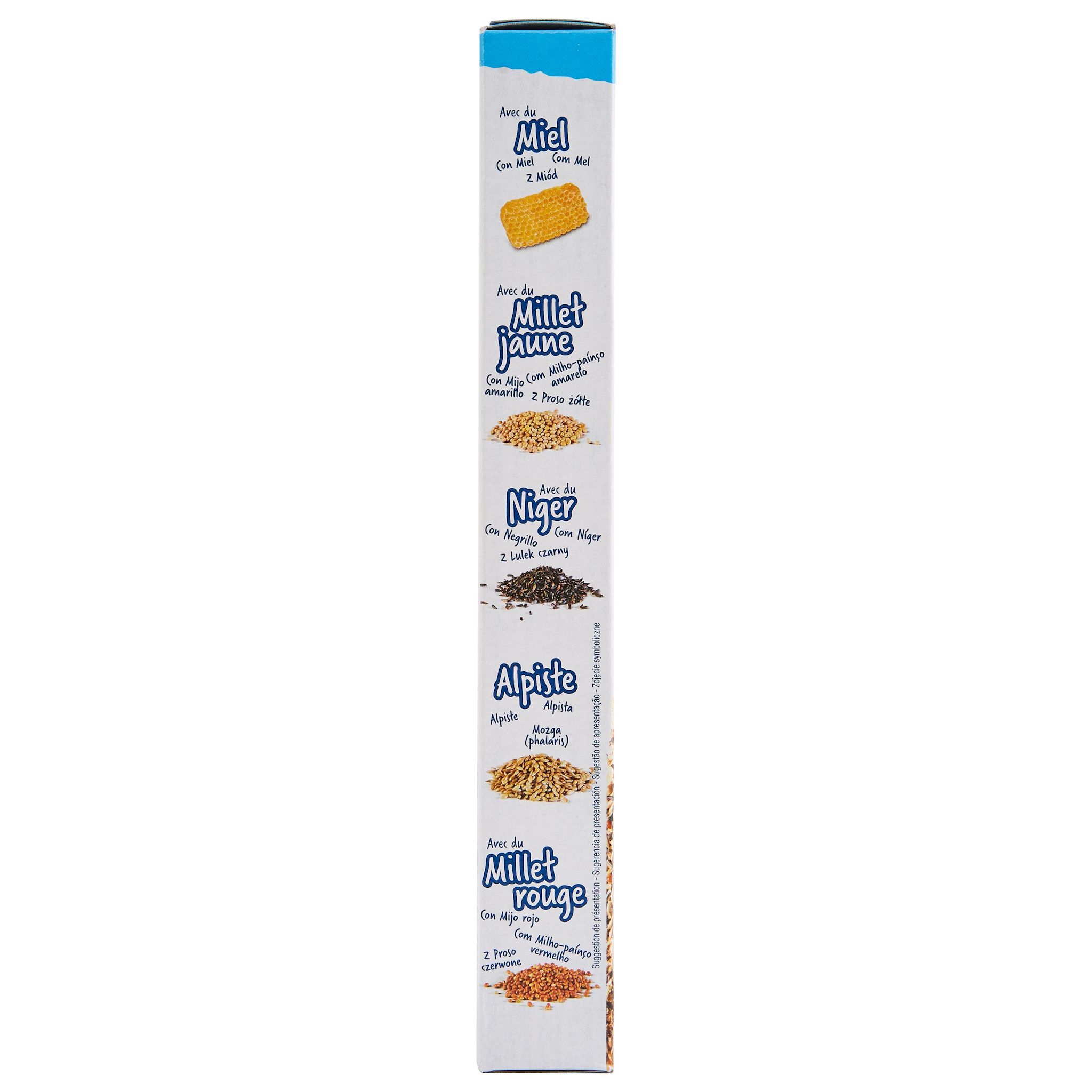 Voir la diapositive 2 : AUCHAN Baguettes au miel pour canaris 2 pièces 60g