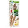 Voir la diapositive 2 : AUCHAN Baguettes aux fruits pour lapins nains 2x100g