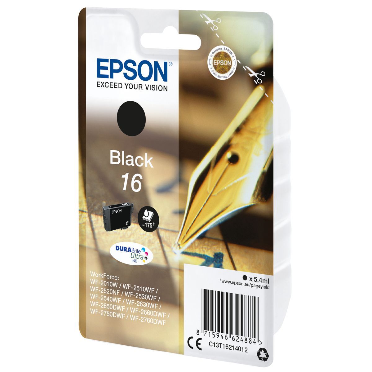 EPSON Cartouche 16 - Noir