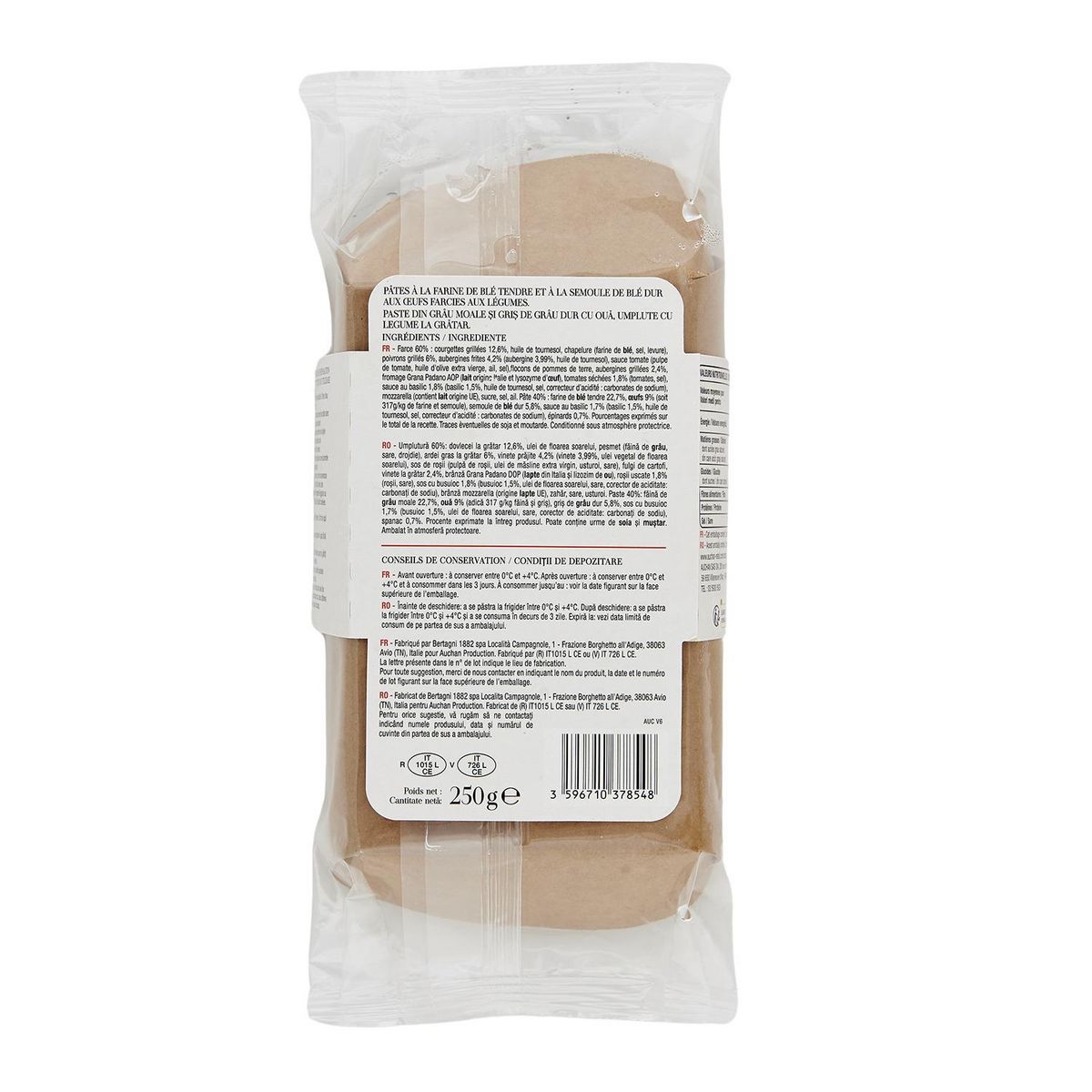 AUCHAN TAVOLA IN ITALIA Girasoli aux légumes grillés 2 parts 250g