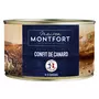 MAISON MONTFORT Confit de canard 4 à 5 cuisses 1,35kg