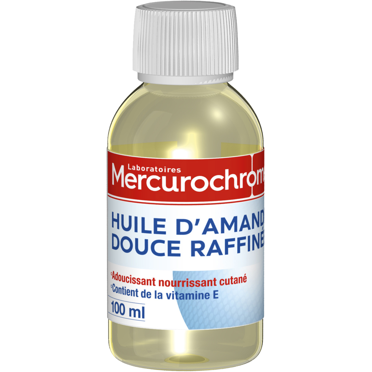 Voir la diapositive 2 : MERCUROCHROME Huile d'amande douce raffinée 100ml