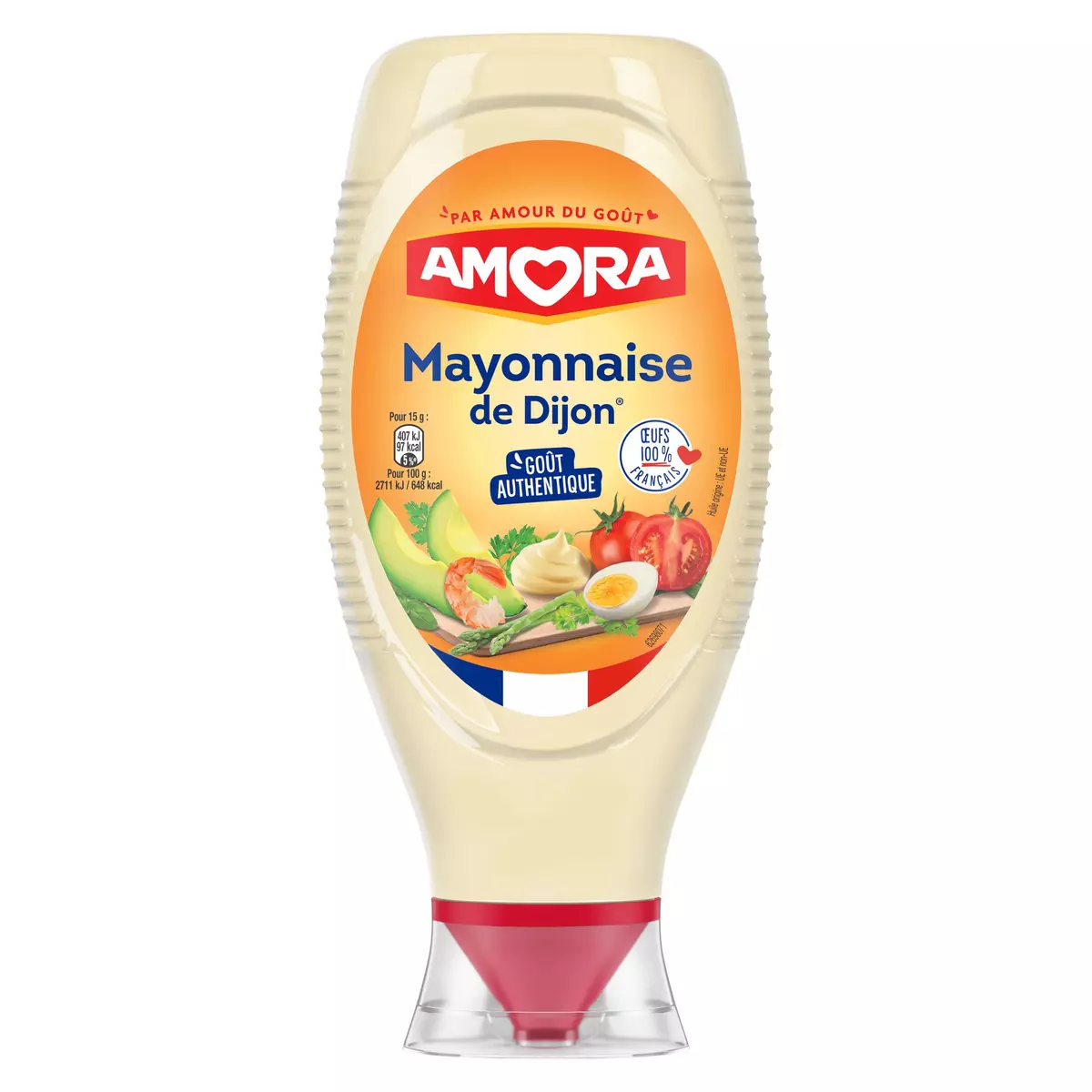 AMORA Mayonnaise de Dijon flacon souple 710g