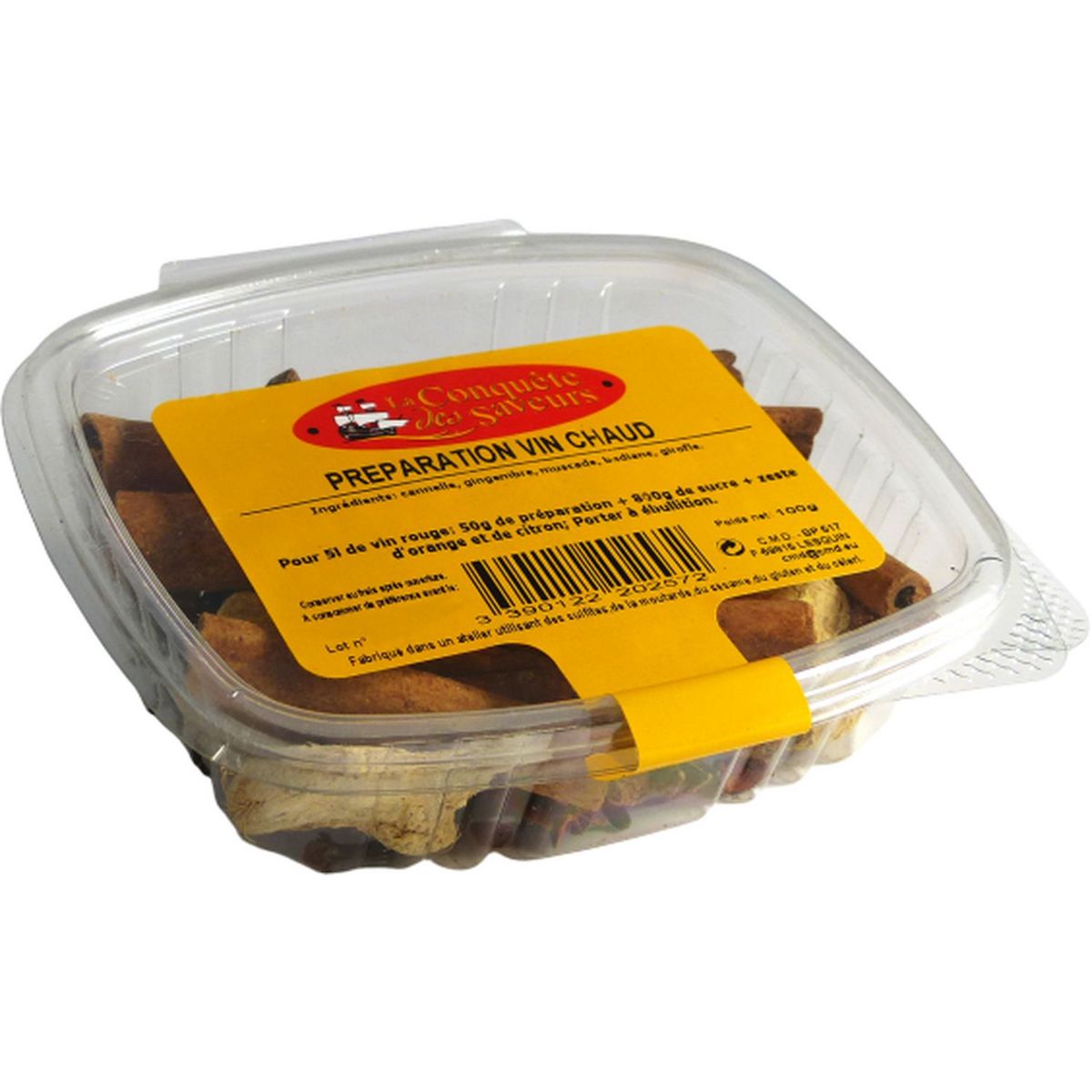 LA CONQUÊTE DES SAVEURS Préparation Vin chaud 100g