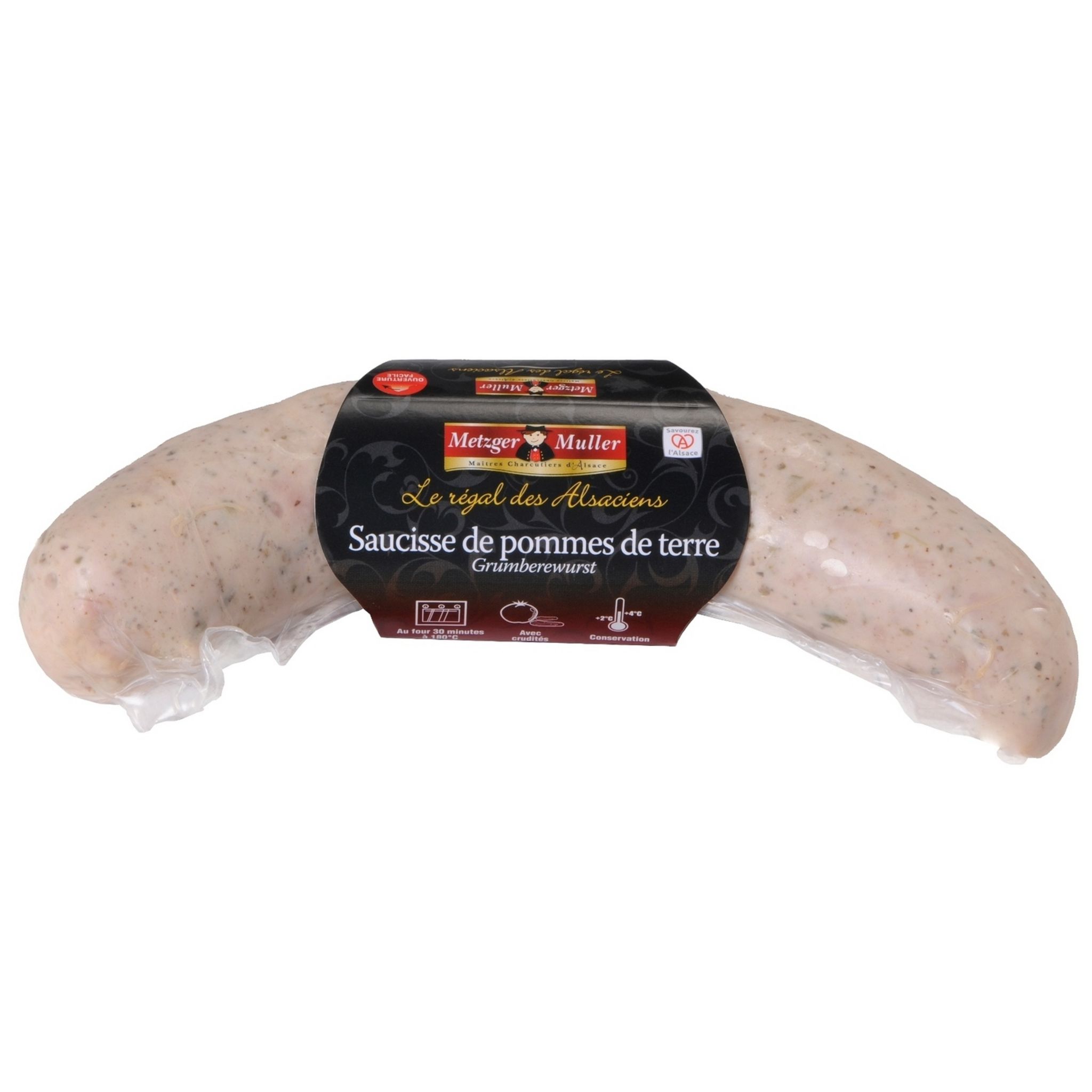 METZGER Saucisse de pommes de terre 300g