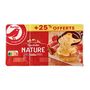 Voir la diapositive 2 : AUCHAN Raclette nature tranche 5/7 parts 800g +25%offert