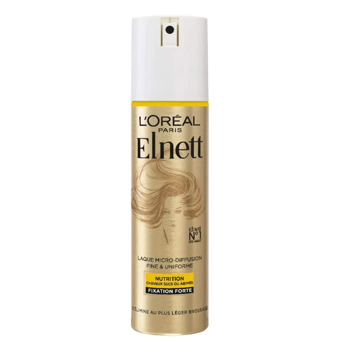 L'OREAL Elnett Laque micro-diffusion fine & uniforme pour cheveux secs ou abimés fixation forte 150ml