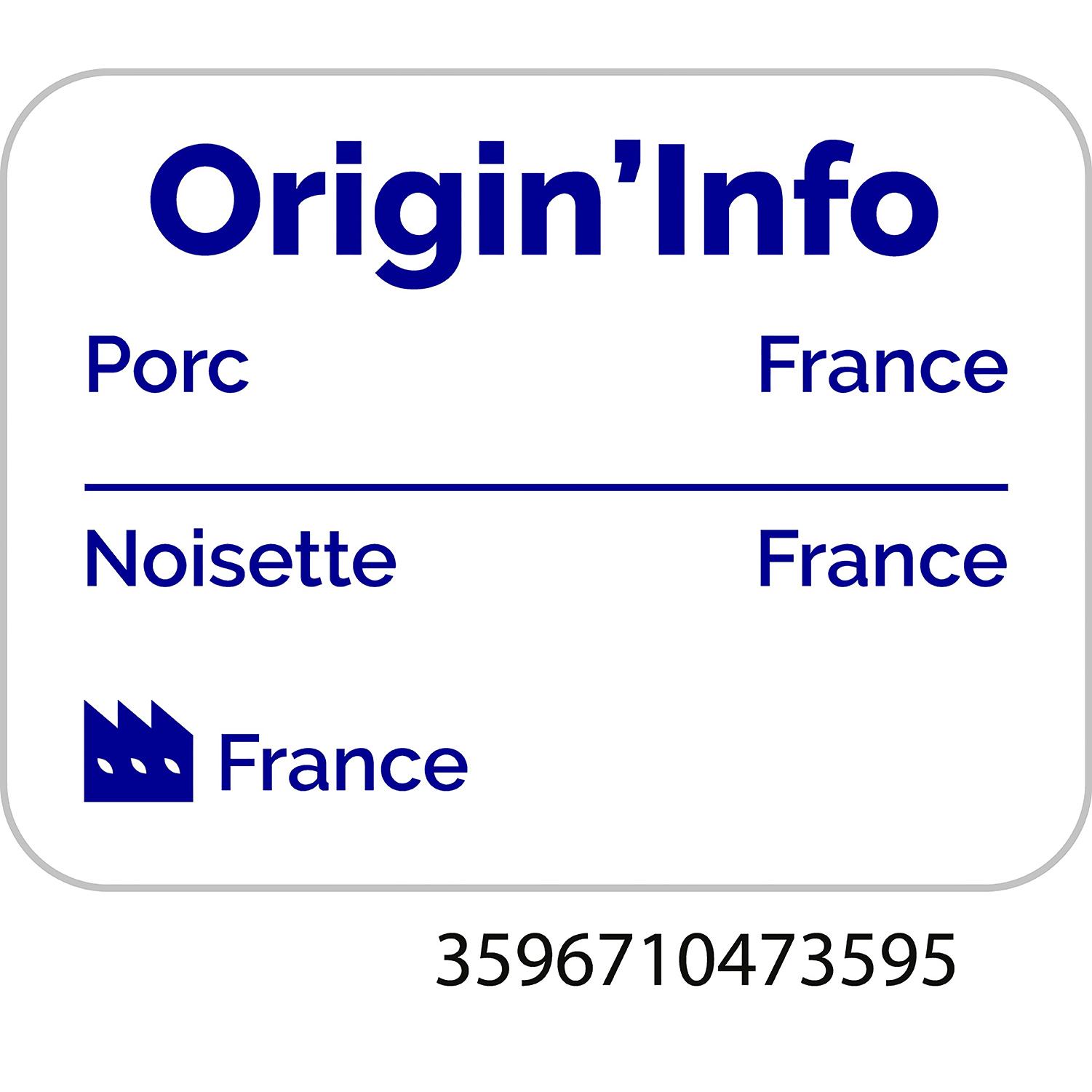 Voir la diapositive 2 : AUCHAN Saucisson sec tranché aux noisettes 24 tranches 120g