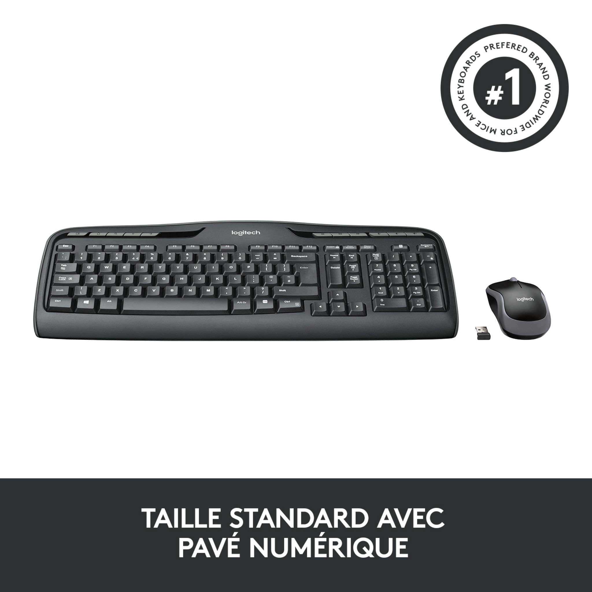 Voir la diapositive 7 : LOGITECH LOGITECH COMBO SANS FIL MK330 