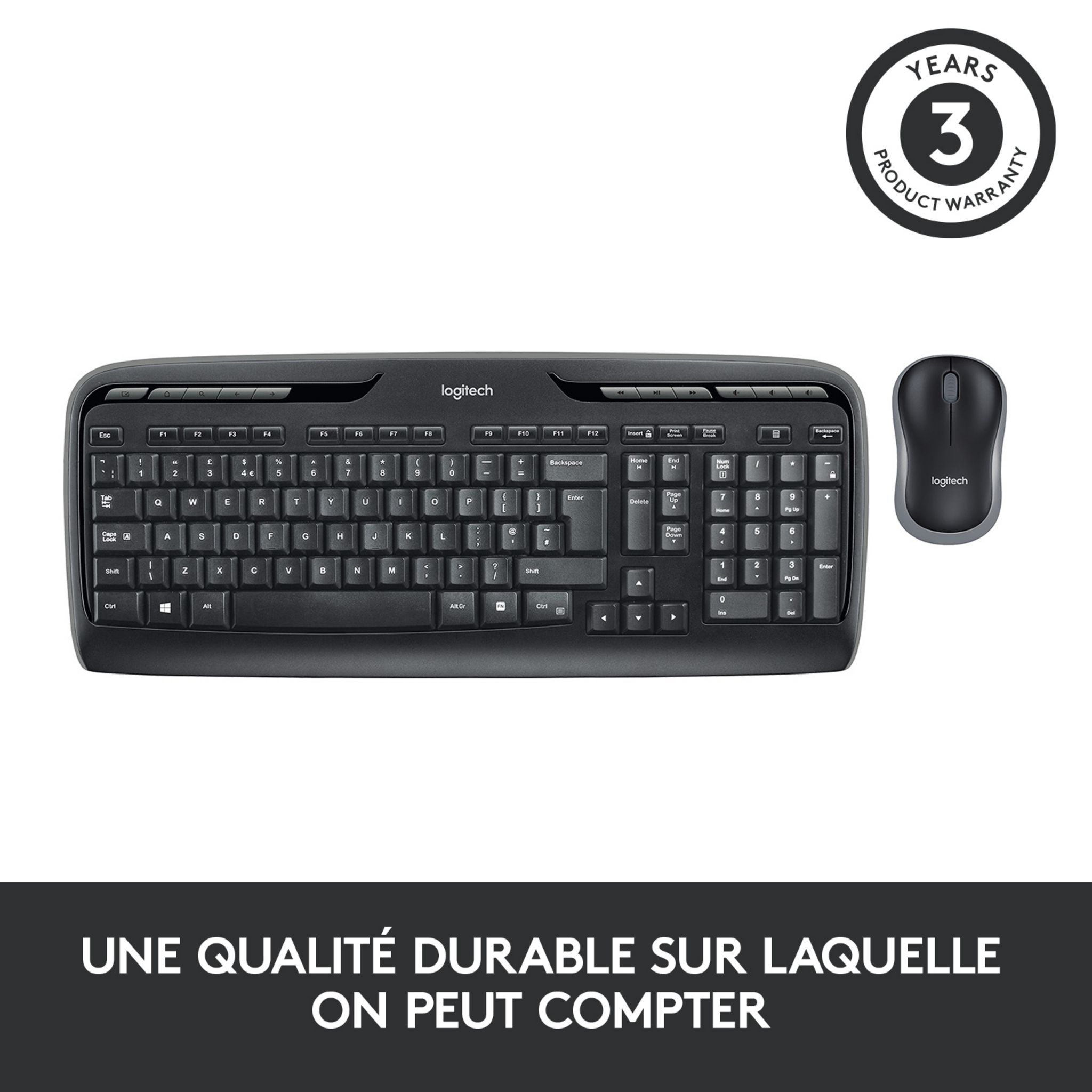 Voir la diapositive 9 : LOGITECH LOGITECH COMBO SANS FIL MK330 