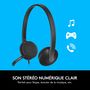 Voir la diapositive 5 : LOGITECH Casque Filaire H340 USB Stéréo avec Micro