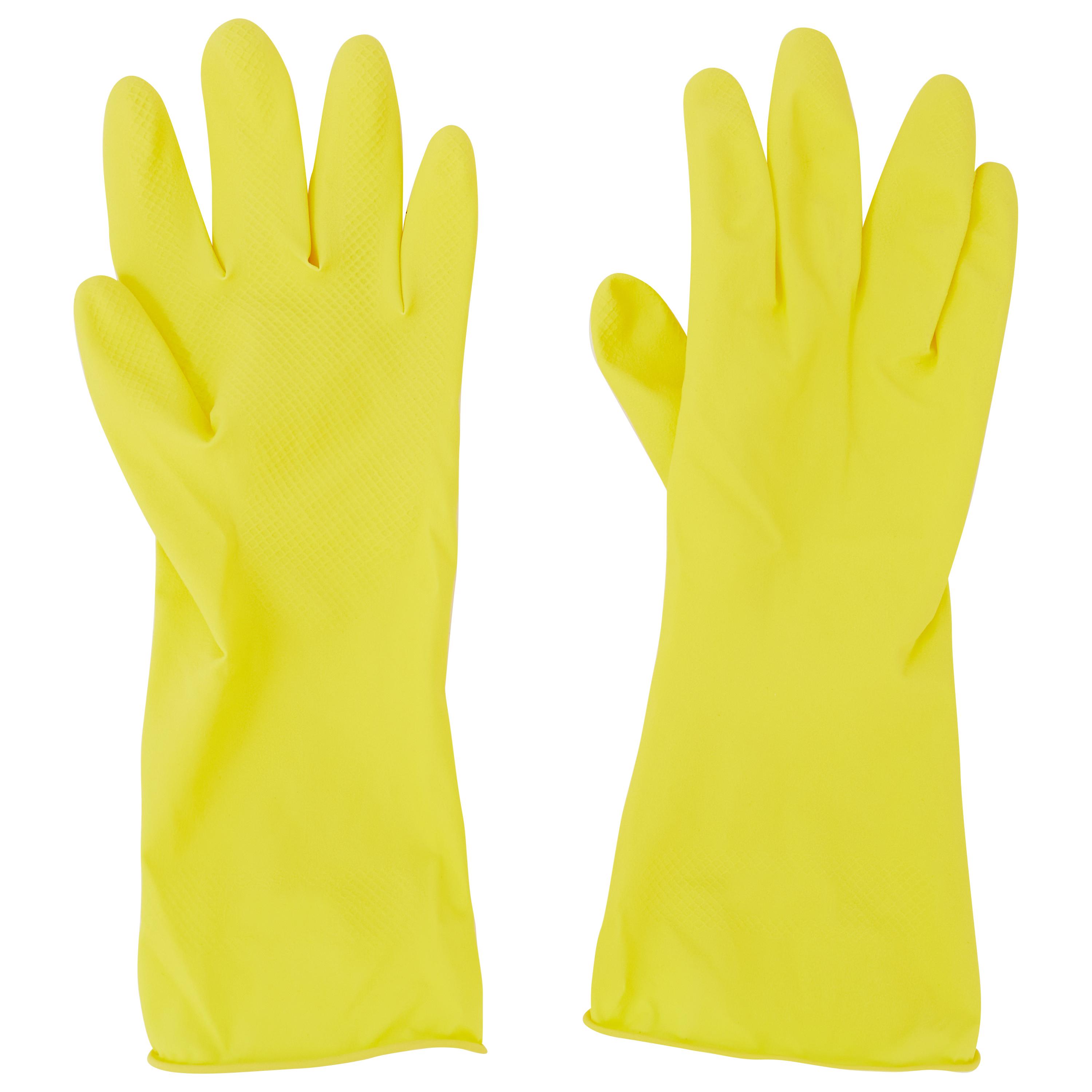Voir la diapositive 4 : POUCE Gants de ménage réutilisables taille L 2 gants