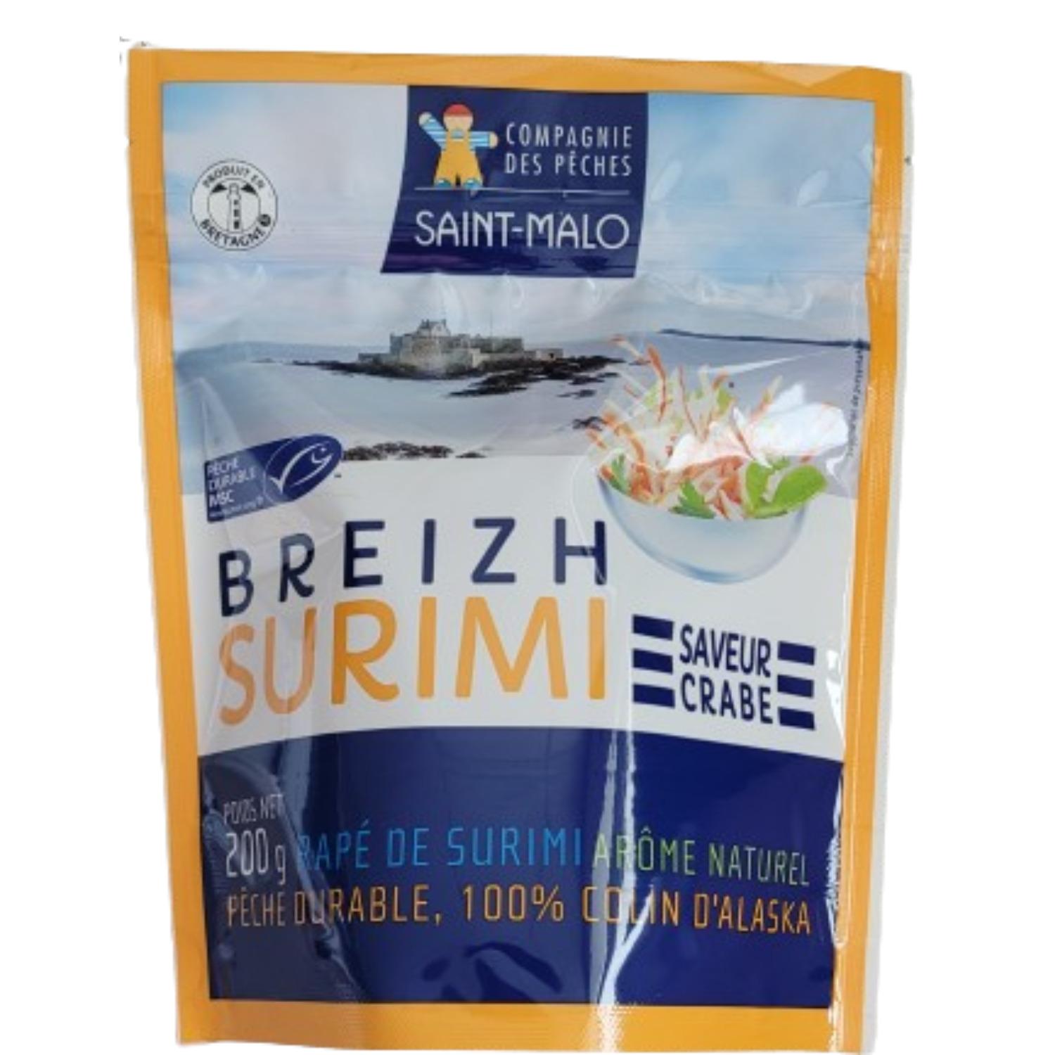 SAINT MALO Breizh surimi saveur crabe 200g