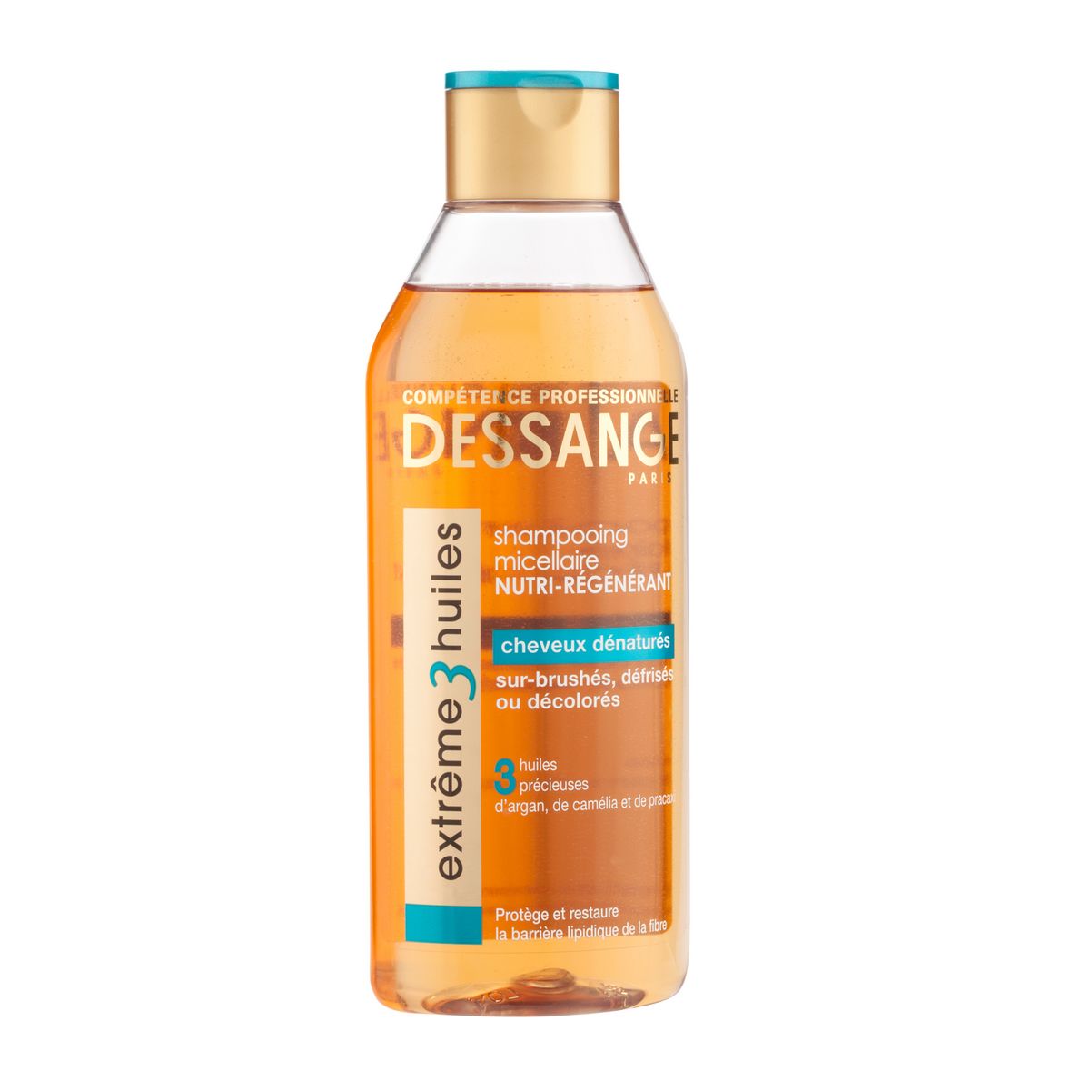 DESSANGE Extrême 3 huiles Shampooing nutri-régénérant argan camélia pracaxi 250ml