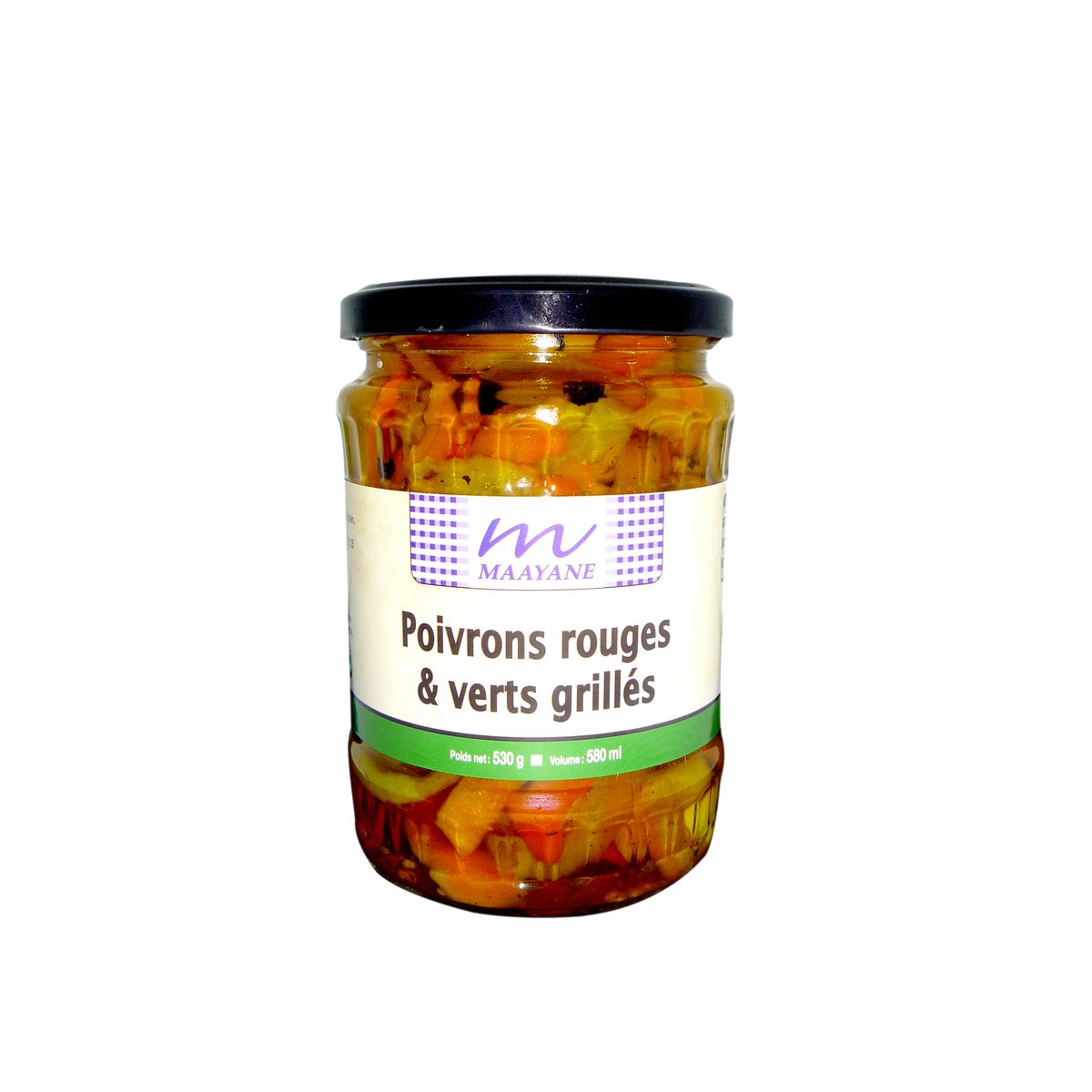 MAAYANE Poivrons rouges et verts grillés casher 540g