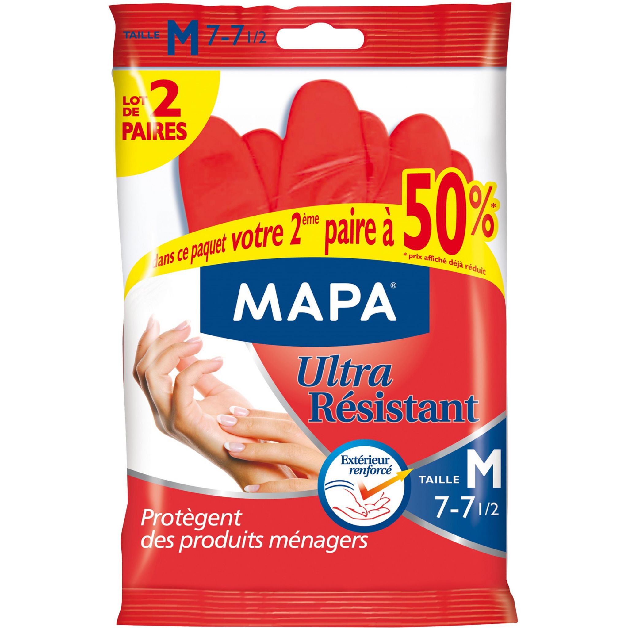 MAPA Gants Ultra Résistant La 2ème paire à -50% Taille M 2 paires