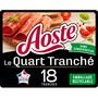 Voir la diapositive 4 : AOSTE Quart de jambon cru nature prétranché 18 tranches 220g