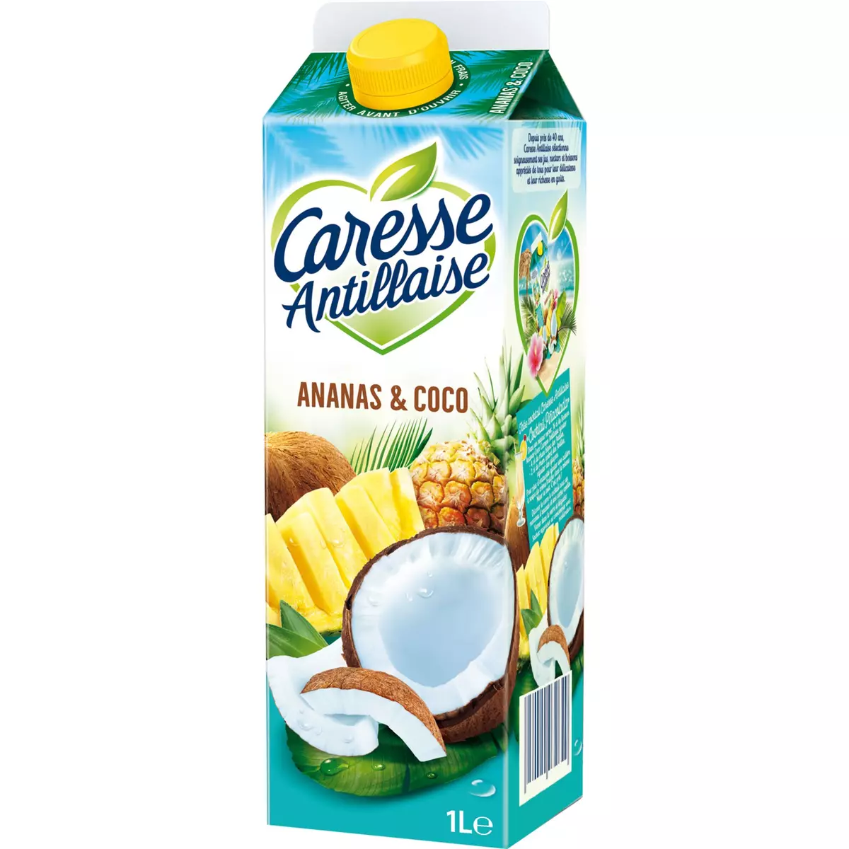CARESSE ANTILLAISE Jus d'ananas et coco 1L
