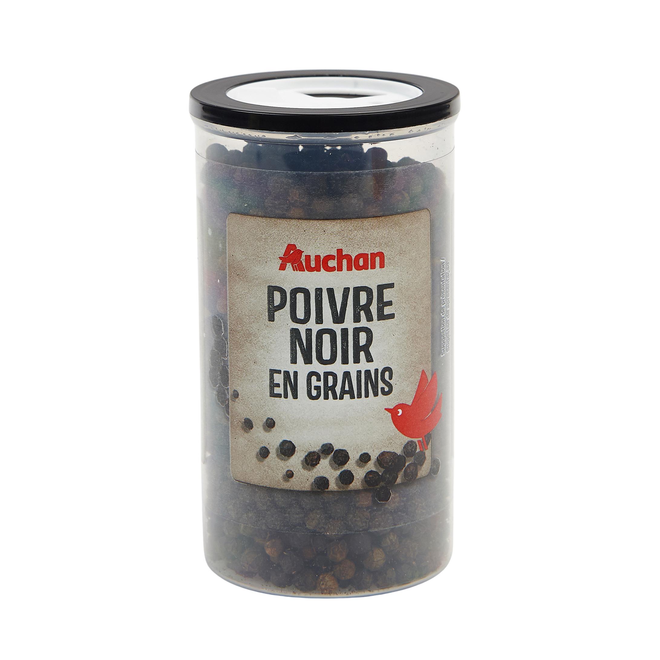 Voir la diapositive 3 : AUCHAN Grains de poivre noir 100g