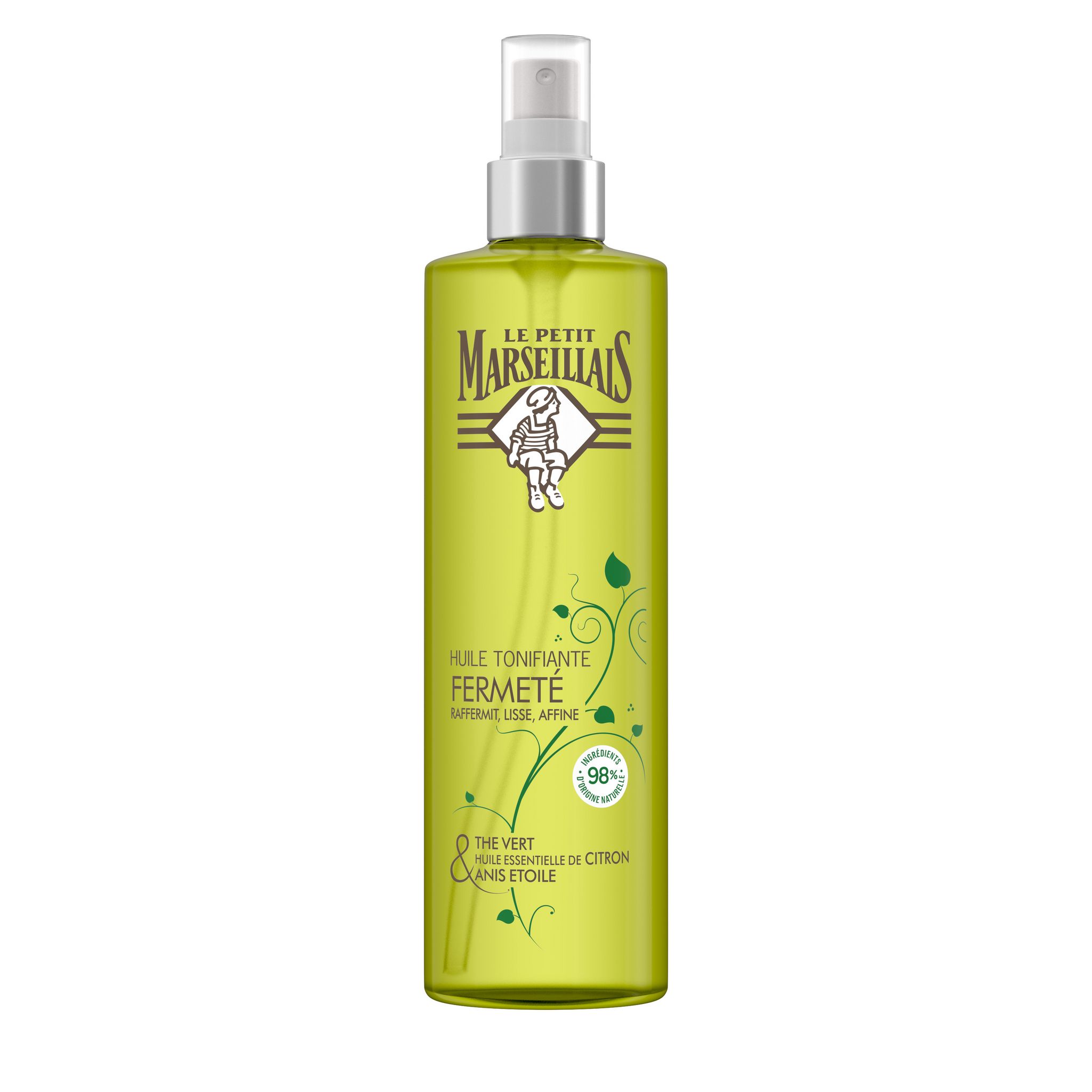 LE PETIT MARSEILLAIS Huile tonifiante fermeté anti-cellulite thé vert citron anis 150ml