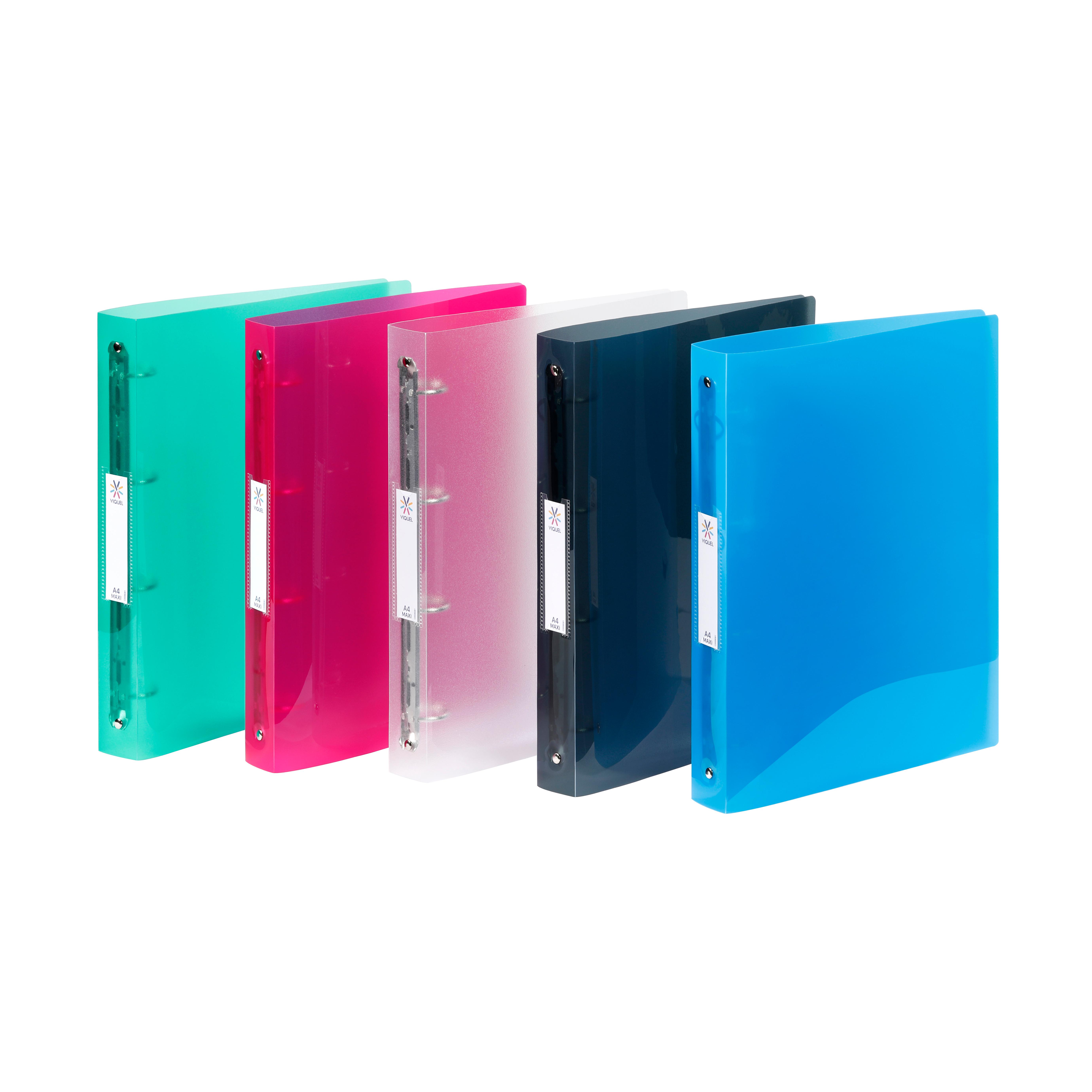 VIQUEL Classeur maxi A4 propyglass translucide
