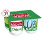 Voir la diapositive 2 : SOIGNON Yaourt nature au lait de chèvre 0% MG 4x125g