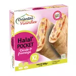 ORIENTAL Halal' pocket dinde fromage 2 pièces 260g