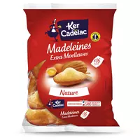ST MICHEL Madeleines moelleuses, sachets individuels 24 madeleines 600g pas  cher 