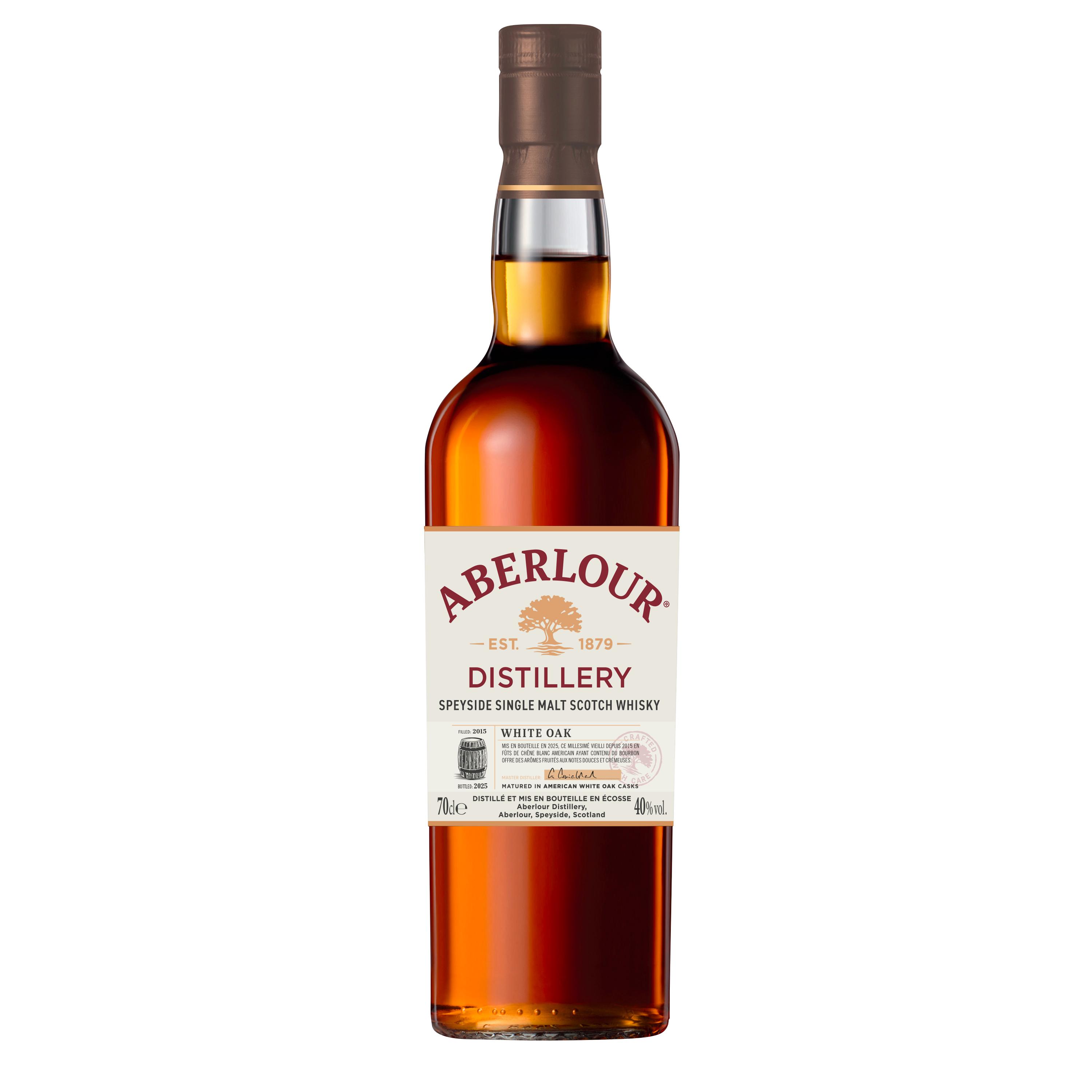 Voir la diapositive 2 : ABERLOUR Scotch whisky Speyside single malt écossais White Oak 40% 70cl