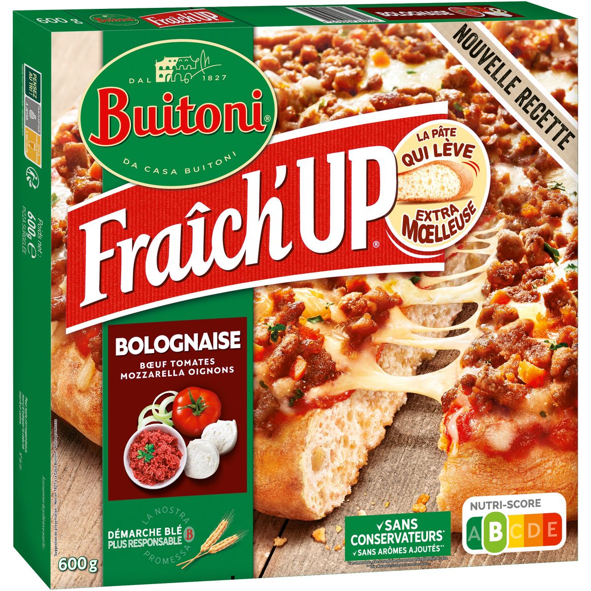 BUITONI Fraîch'up - Pizza bolognaise 600g
