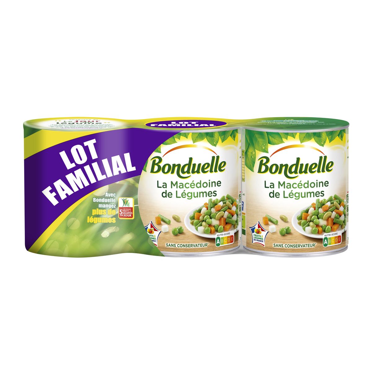 BONDUELLE Macédoine de légumes  3x530g