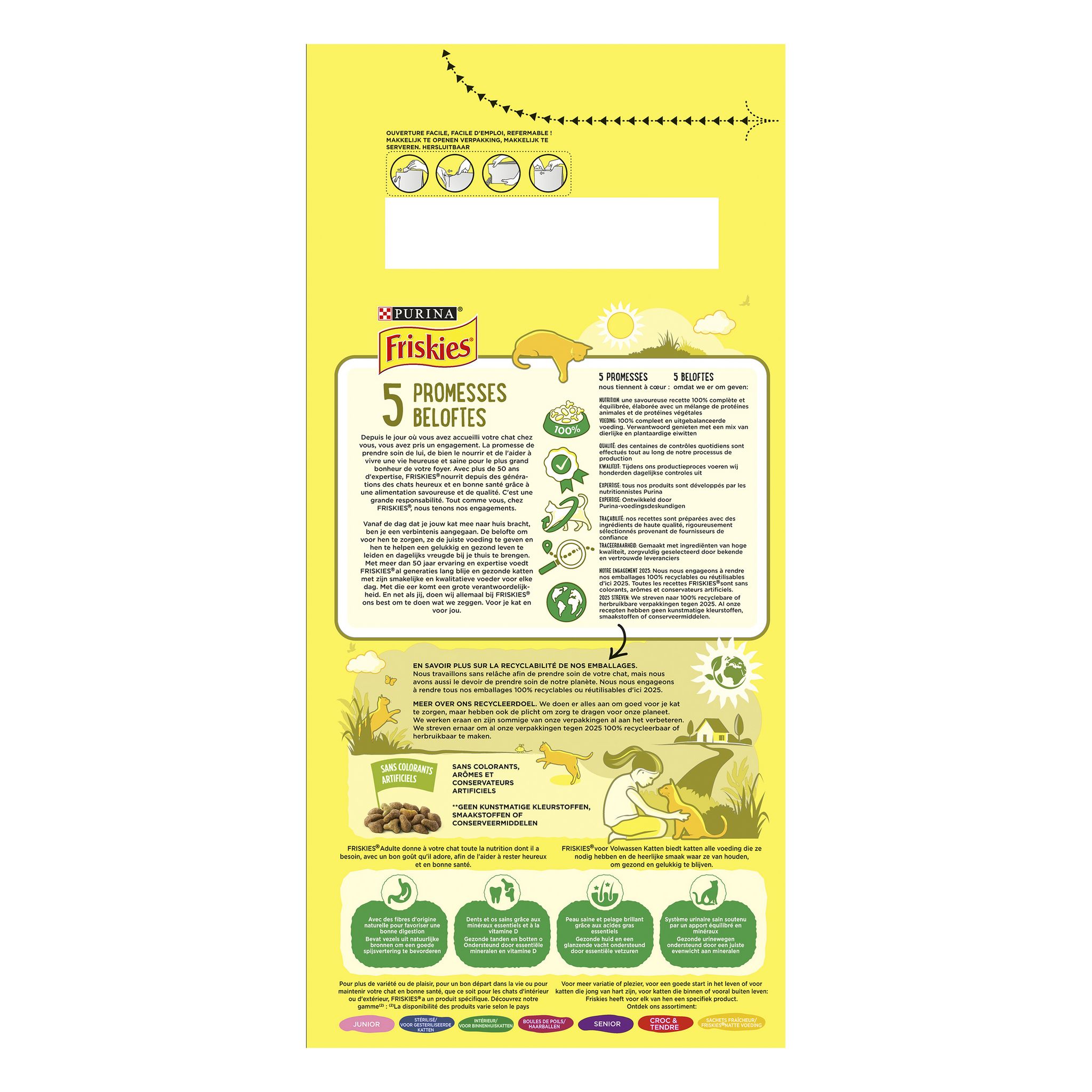 Voir la diapositive 12 : FRISKIES Croquettes au lapin poulet et légumes pour chat 2kg