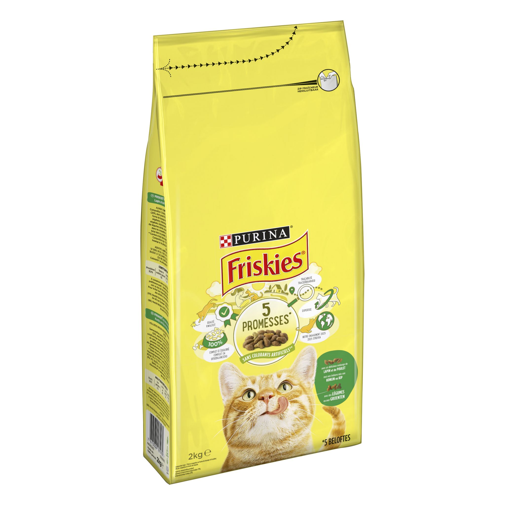 Voir la diapositive 21 : FRISKIES Croquettes au lapin poulet et légumes pour chat 2kg