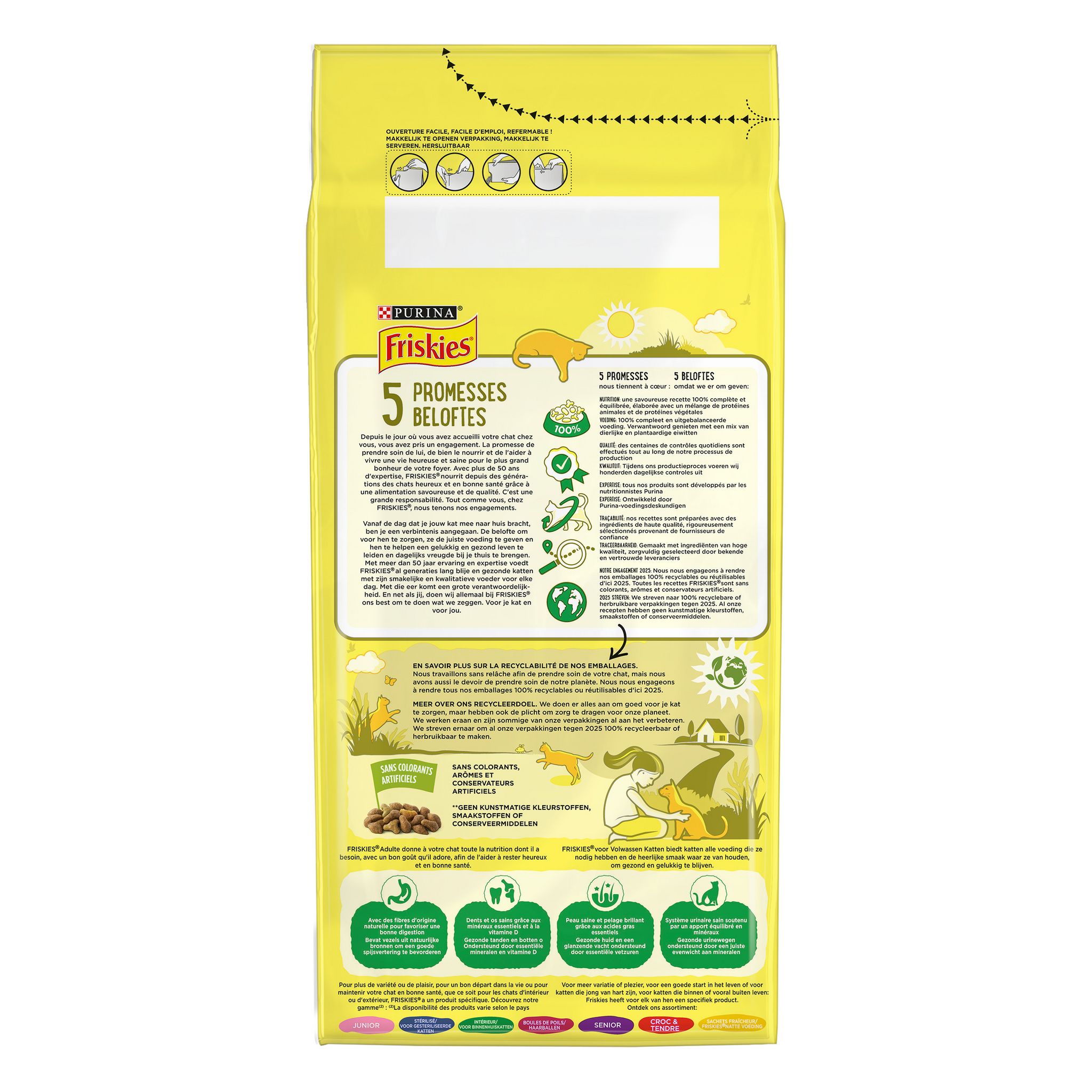 Voir la diapositive 10 : FRISKIES Croquettes au lapin poulet et légumes pour chat 2kg