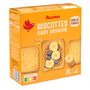 Voir la diapositive 4 : AUCHAN Biscottes saveur briochée sans huile de palme 2x18 biscottes 300g