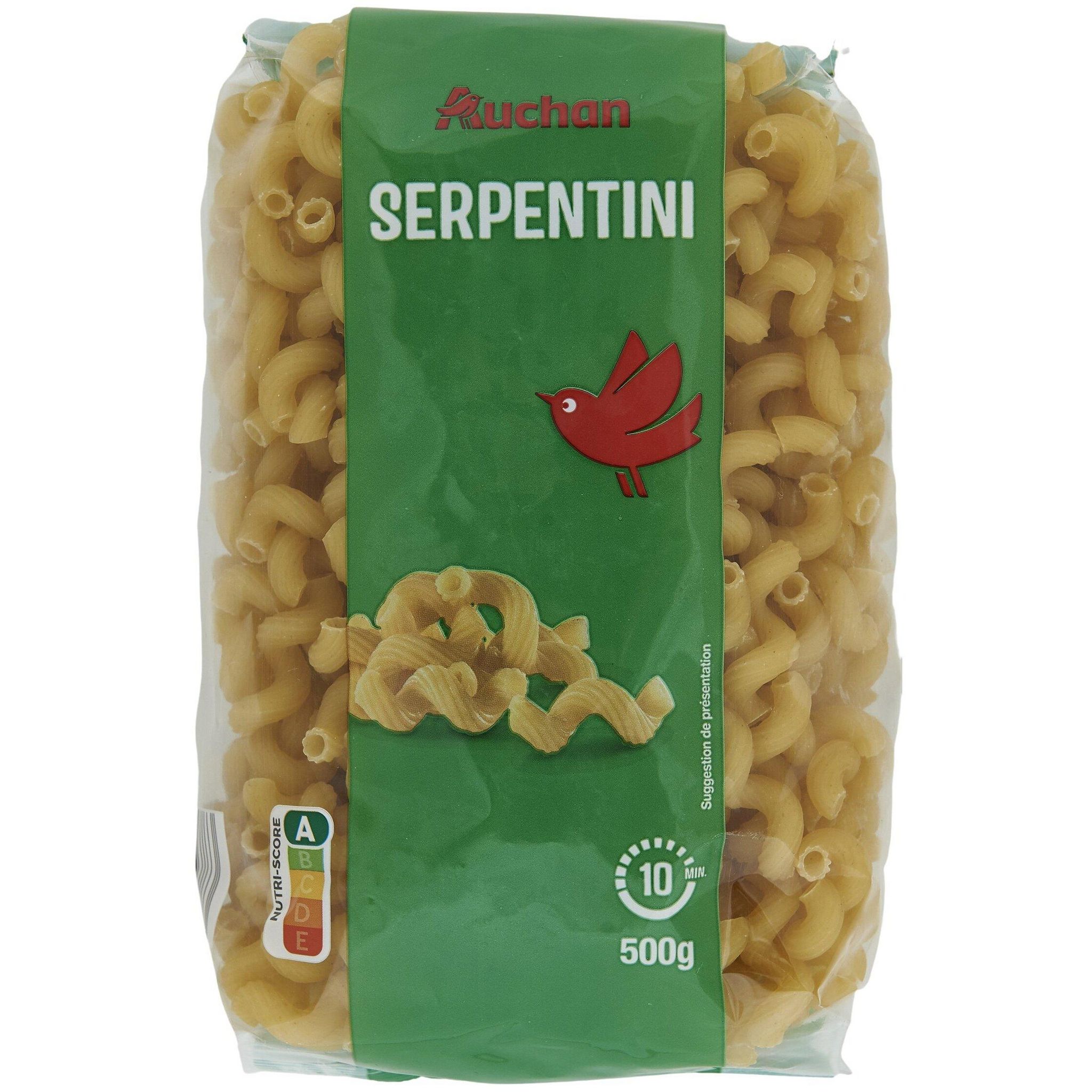 AUCHAN Serpentini 500g Pas Cher - Auchan.fr