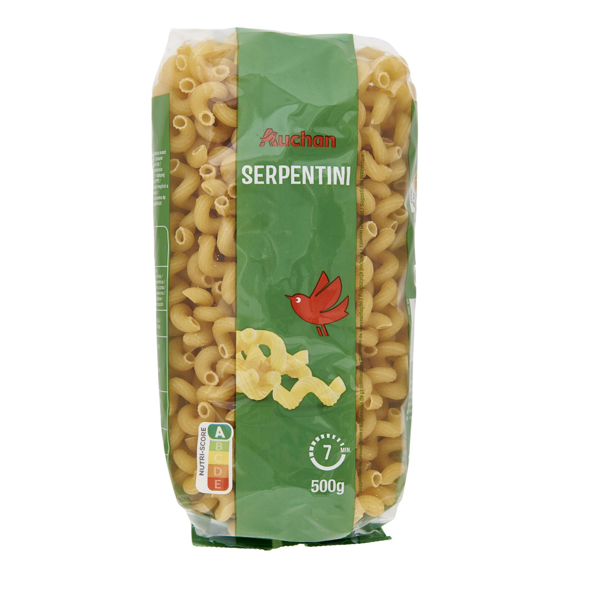 Voir la diapositive 4 : AUCHAN Serpentini 500g