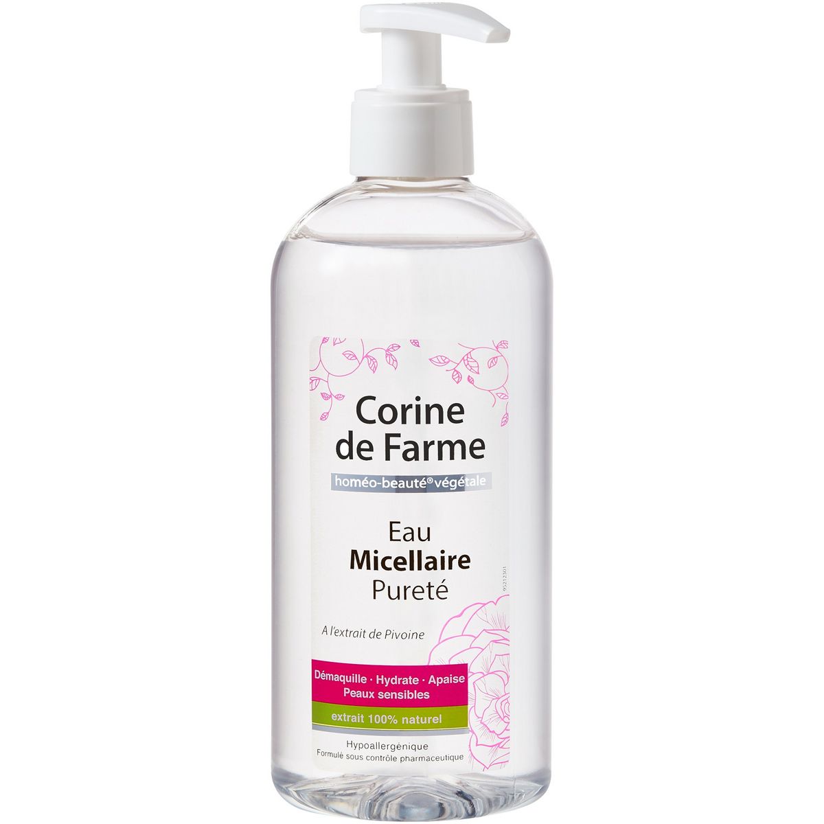 CORINE DE FARME Eau micellaire pureté peaux sèches ou sensibles 500ml