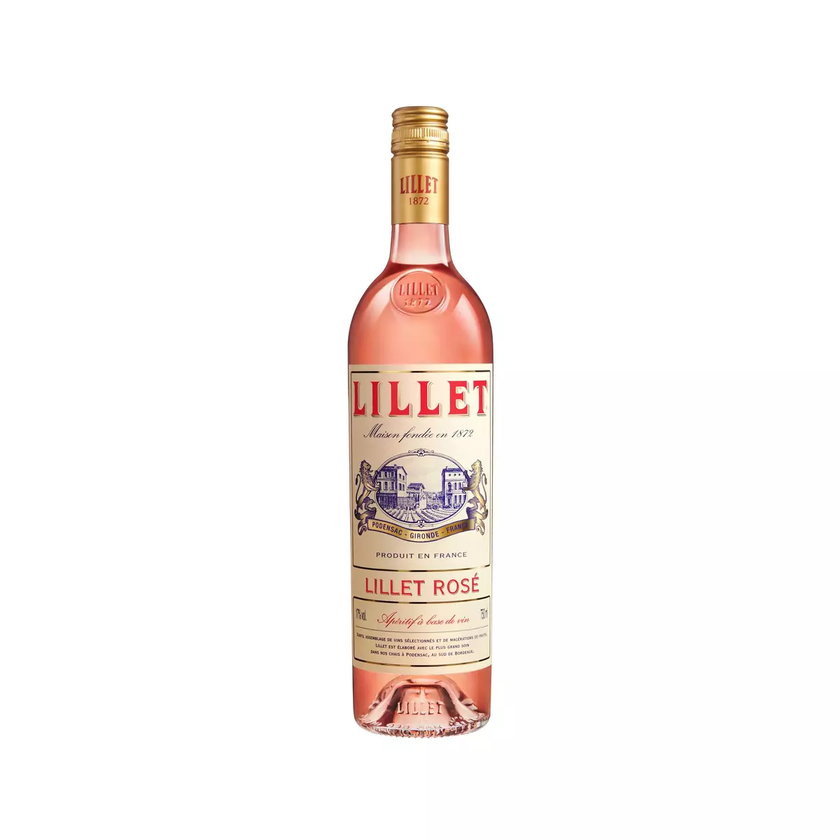 LILLET Apéritif à base de vin rosé 17% 75cl