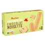 Voir la diapositive 3 : AUCHAN Gaufrettes fourrées au chocolat noisettes 32 biscuits 160g