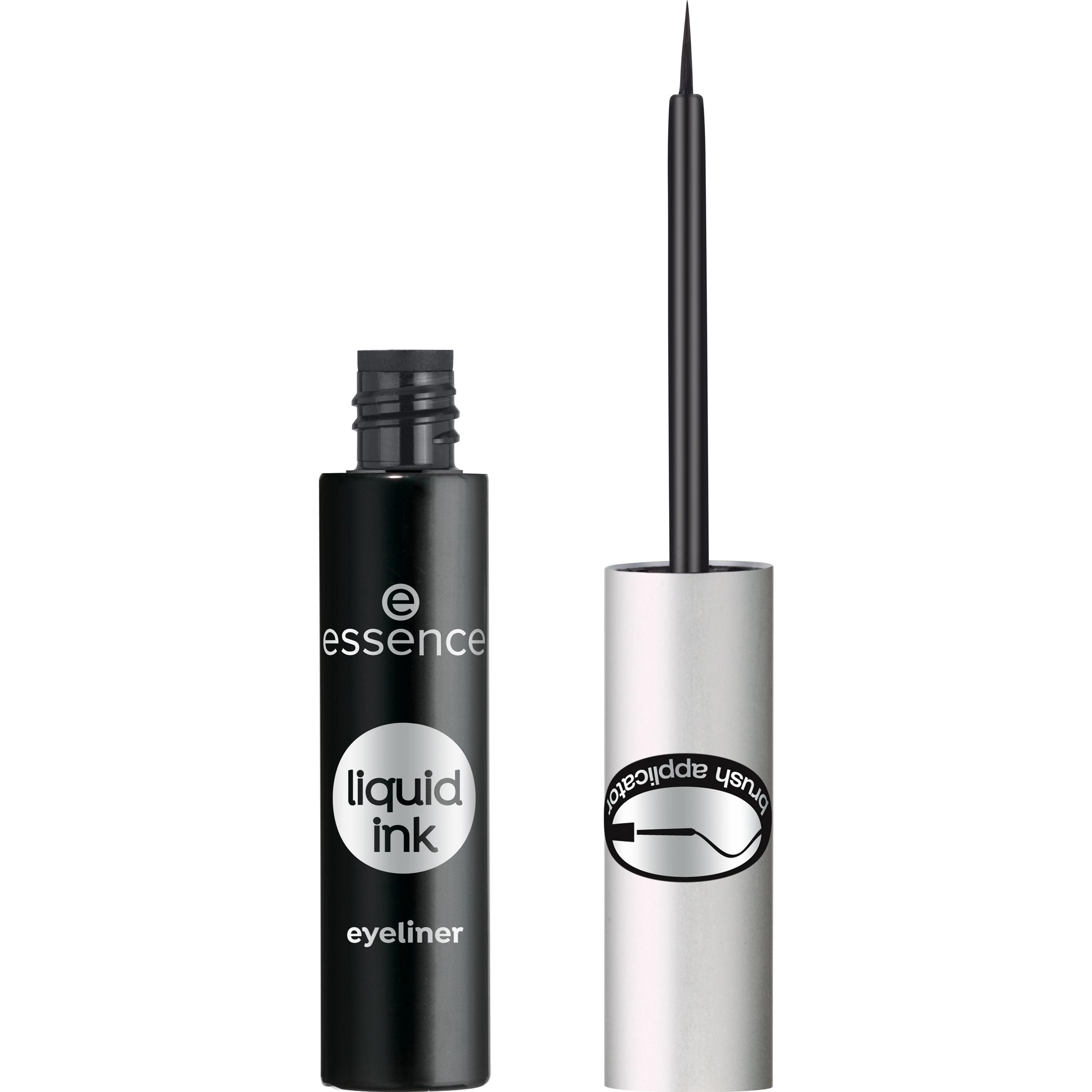 Voir la diapositive 2 : ESSENCE Liquid Ink Eyeliner liquide 01 3ml