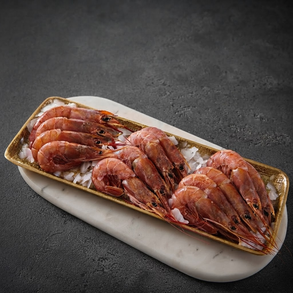 MON POISSONNIER Gambas entières cuites réfrigérées 30/40 La caisse de 2kg