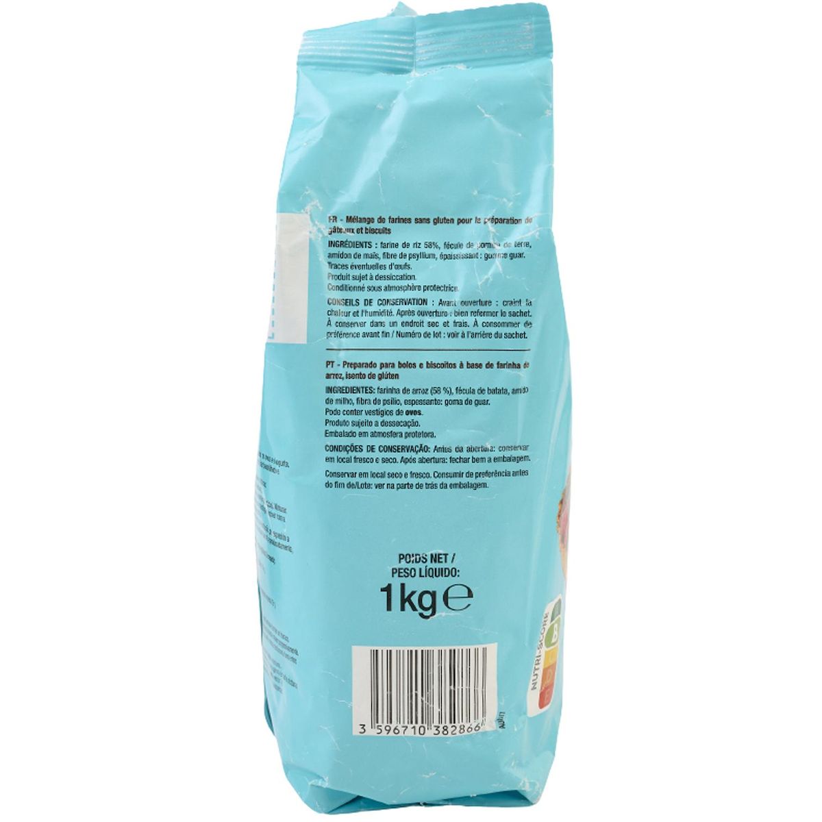 AUCHAN Préparation pour pâtisseries sans gluten 2x500g 1kg