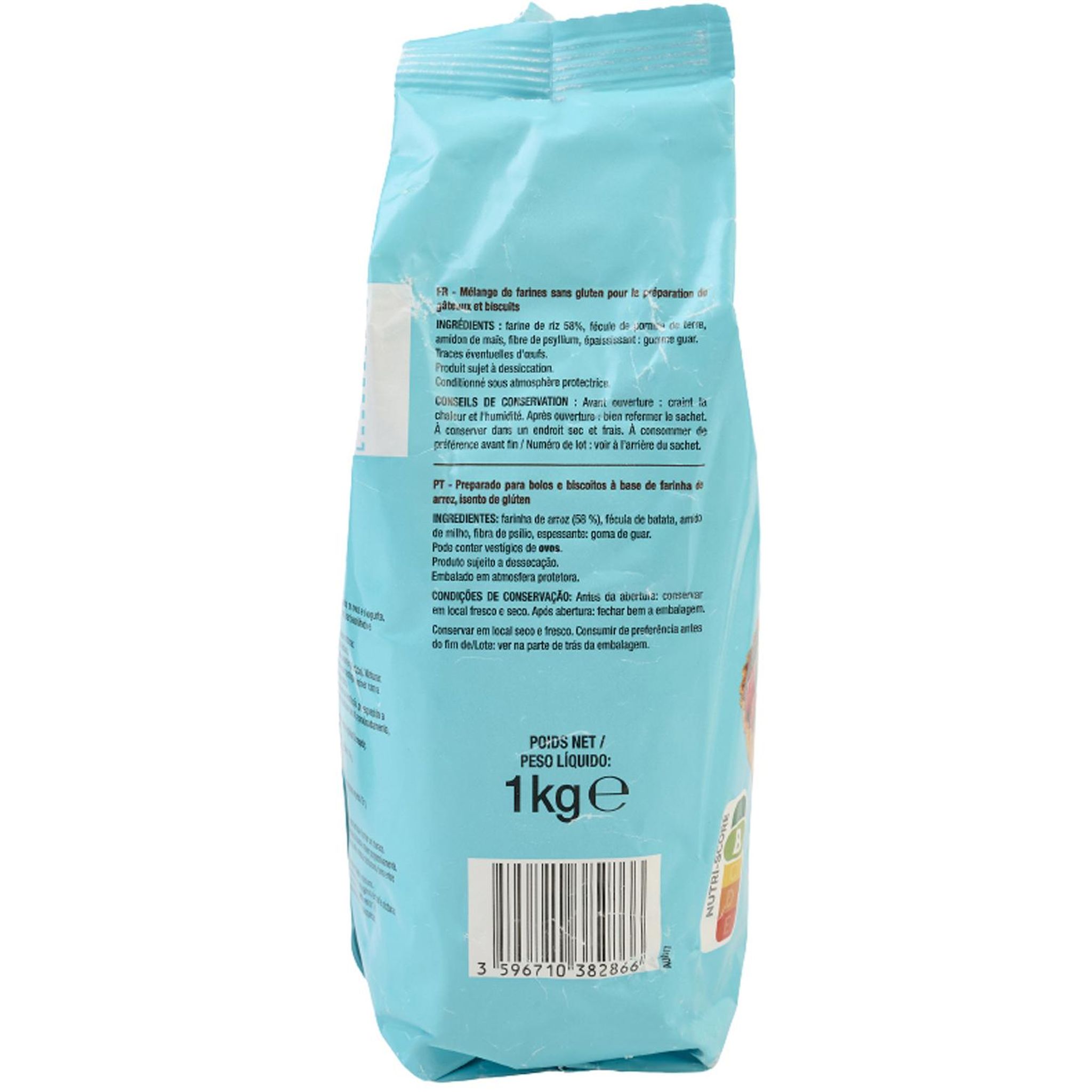 Voir la diapositive 5 : AUCHAN Préparation pour pâtisseries sans gluten 2x500g 1kg