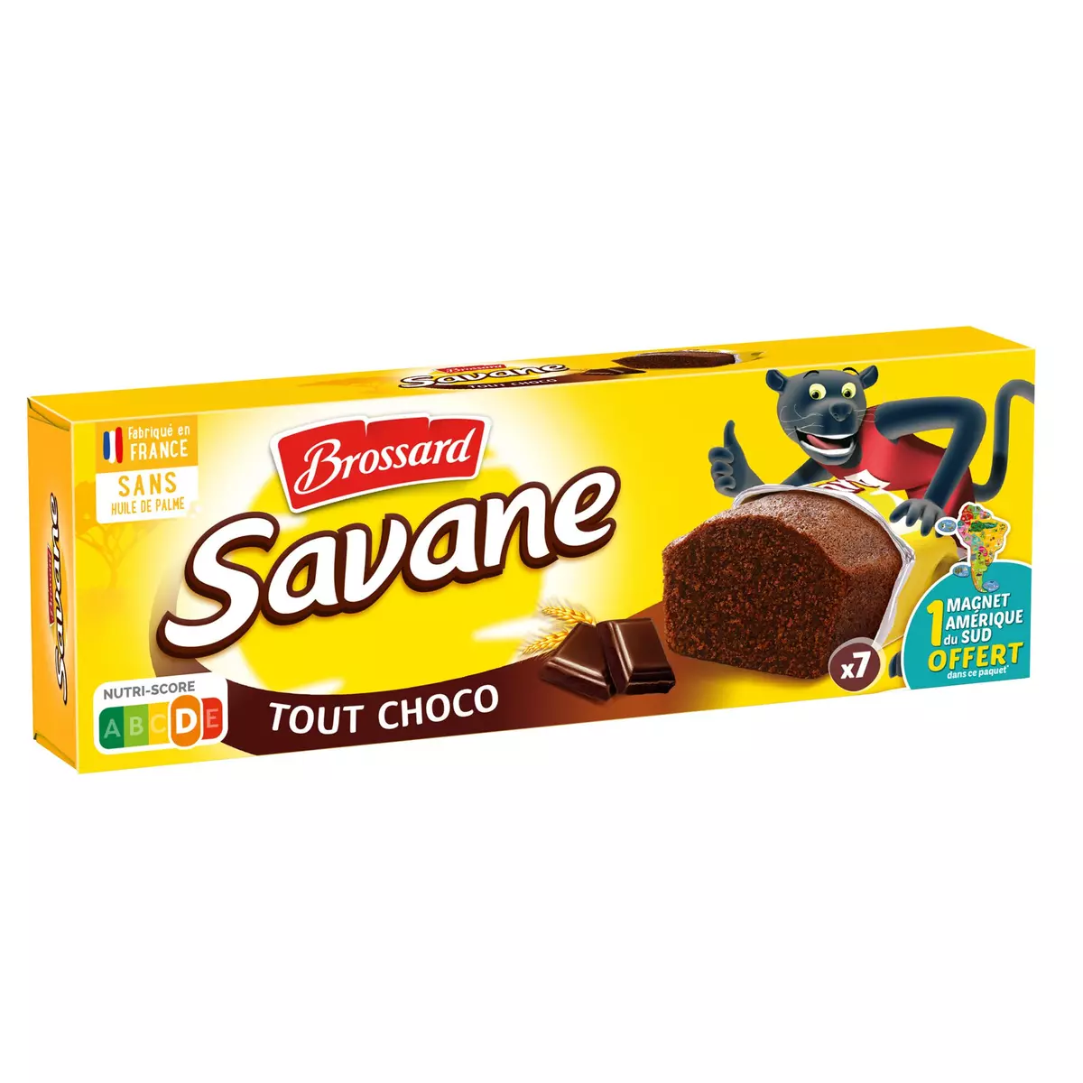 SAVANE Tout choco gâteaux au chocolat, sachets individuels 7 gâteaux 189g